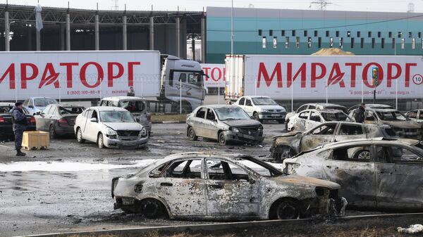 Последствия атаки БПЛА в Москве и Московской области