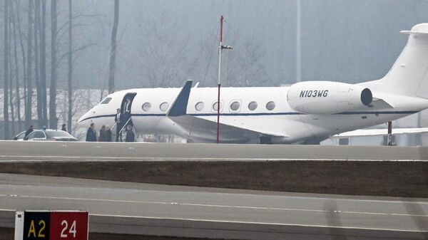 Самолет делегации США сел во Внуково