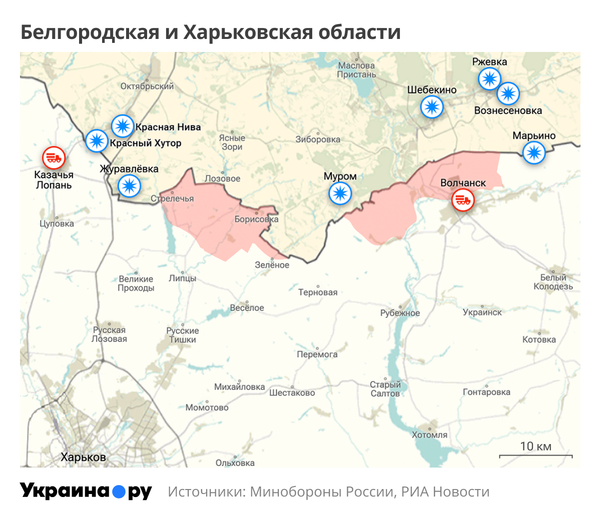 Белгородская и Харьковская области
