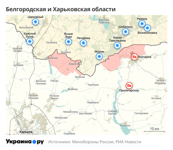 Белгородская и Харьковская области