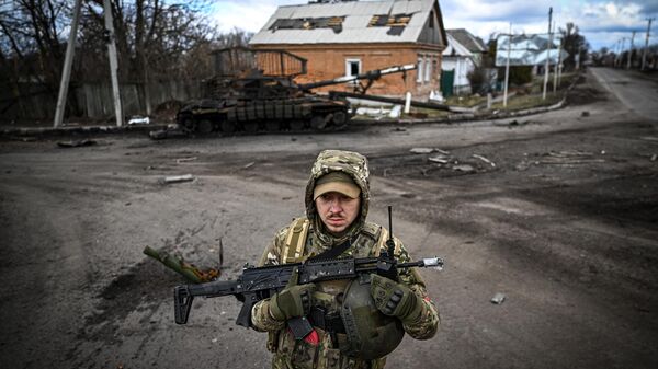 Военнослужащие отряда Т Добровольческого корпуса в Курской области