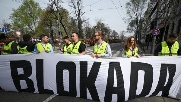 Протесты в Белграде