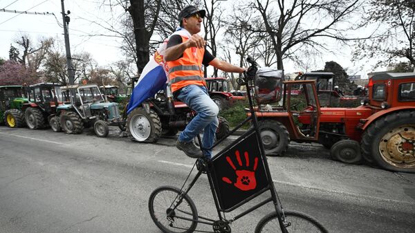 Протесты в Белграде