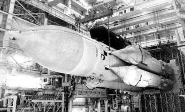 Лазерная станция Скиф на ракете Энергия