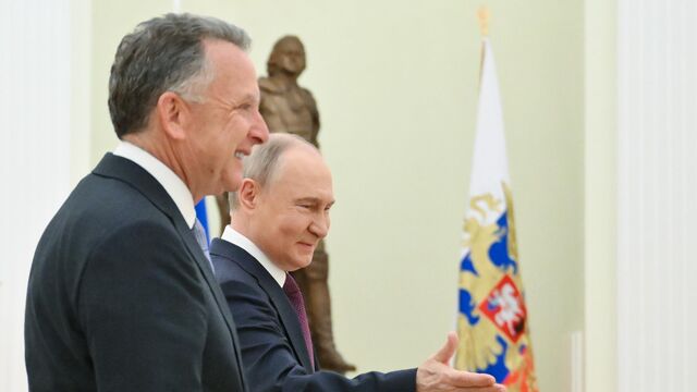 © РИА Новости . Кристина Кормилицына / Президент Владимир Путин встретился со спецпосланником президента США Стивеном Уиткоффом Переговоры по Украине движутся к феерическому провалу