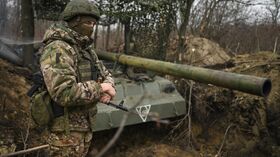 Боевая работа САУ Малка артиллерийских подразделений ЦВО на Авдеевском направлении