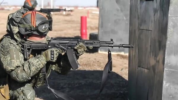 Боевая подготовка солдат из КНДР в Курской области Боевая подготовка солдат из КНДР в Курской области
