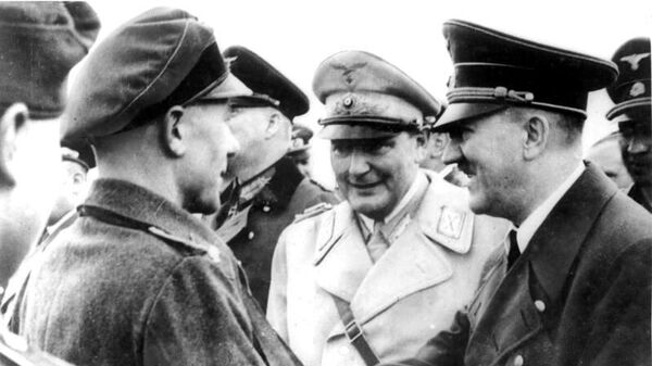 Гитлер и Геринг. Апрель 1945 года