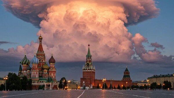 коллаж Безуглой удар по Москве