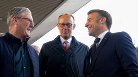 Стармер, Мерц, Макрон