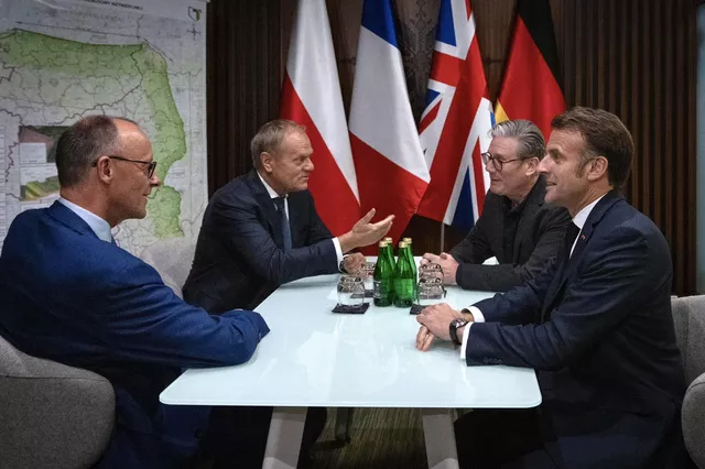 © X / Emmanuel Macron / Мерц, Туск, Стармер, Макрон Украина за неделю. Возвращение в Стамбул