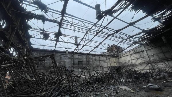 Лакокрасочный завод в Шебекино после украинской атаки