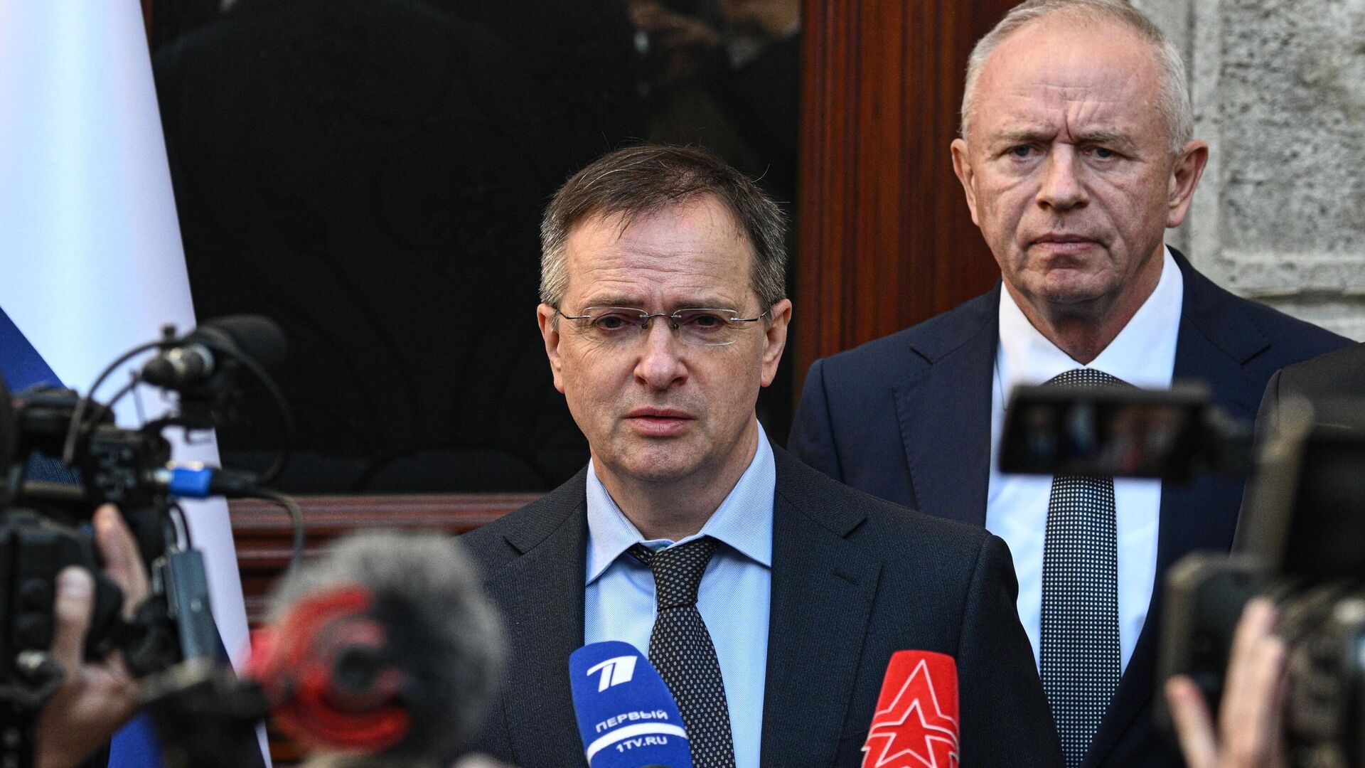 Пресс-конференция российской делегации в Стамбуле - РИА Новости, 1920, 24.07.2025