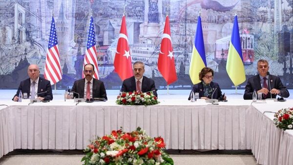 Встреча делегаций США, Турции и Украины