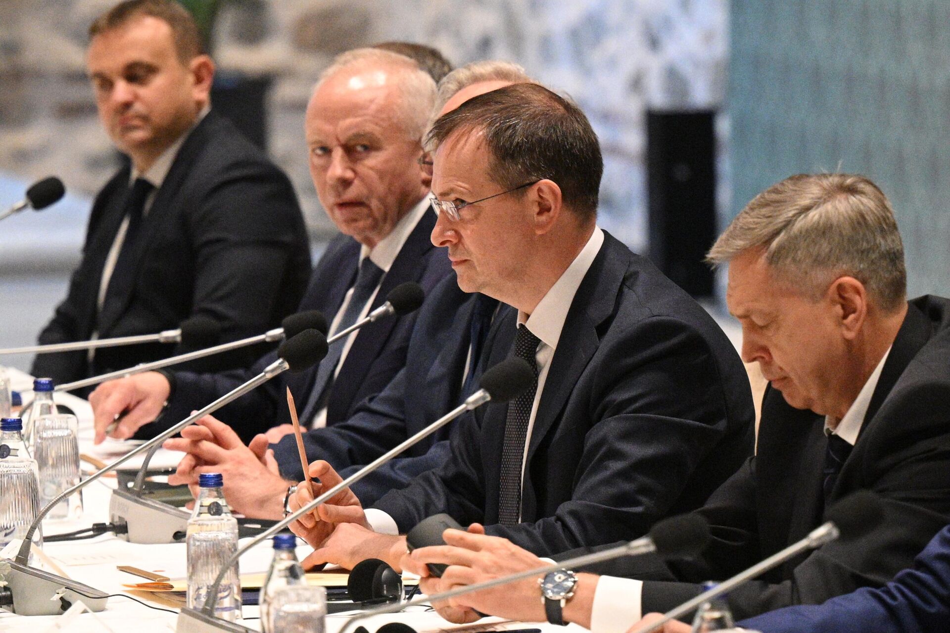Переговоры России и Украины в Стамбуле Переговоры России и Украины в Стамбуле - РИА Новости, 1920, 16.05.2025