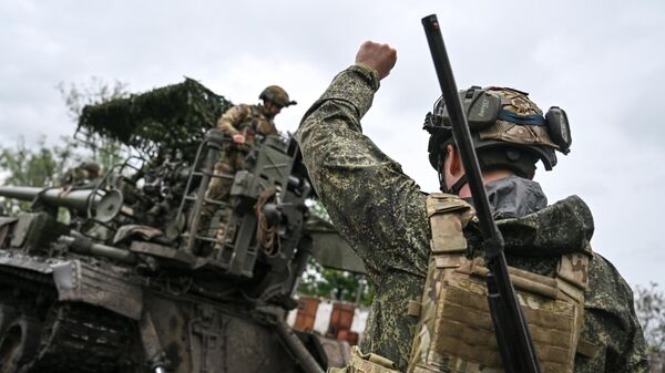 Боевая работа расчета САУ 2С7М Малка группировки войск Центр на Красноармейском направлении СВО