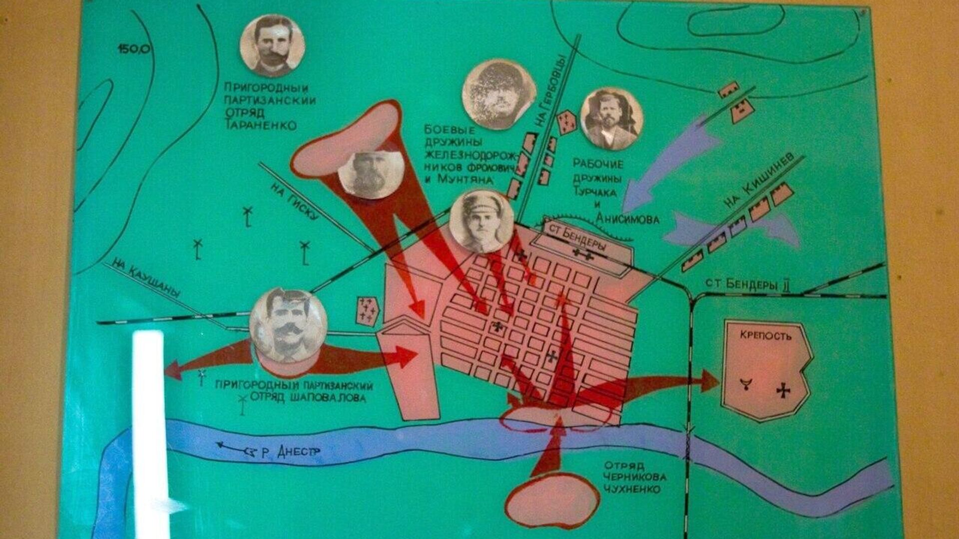 Схема Бендерского восстания Схема Бендерского восстания - РИА Новости, 1920, 27.05.2025