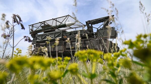 Боевое дежурство расчетов ЗРК Бук группировки войск Центр на Красноармейском направлении СВО