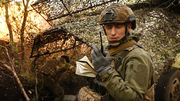Боевая работа расчета гаубицы Д-30 группировки войск Центр на Красноармейском направлении СВО