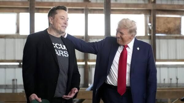Илон Маск и Дональд Трамп