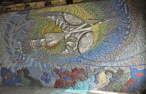 Мозаика Борывитер в Мариуполе