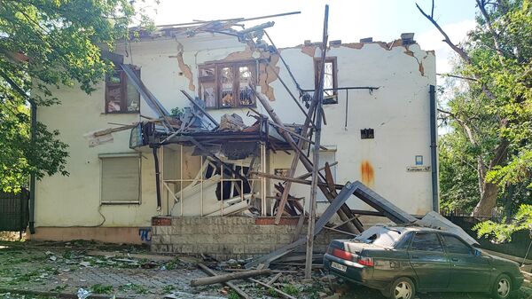 Последствия ударов со стороны ВСУ по Донецку