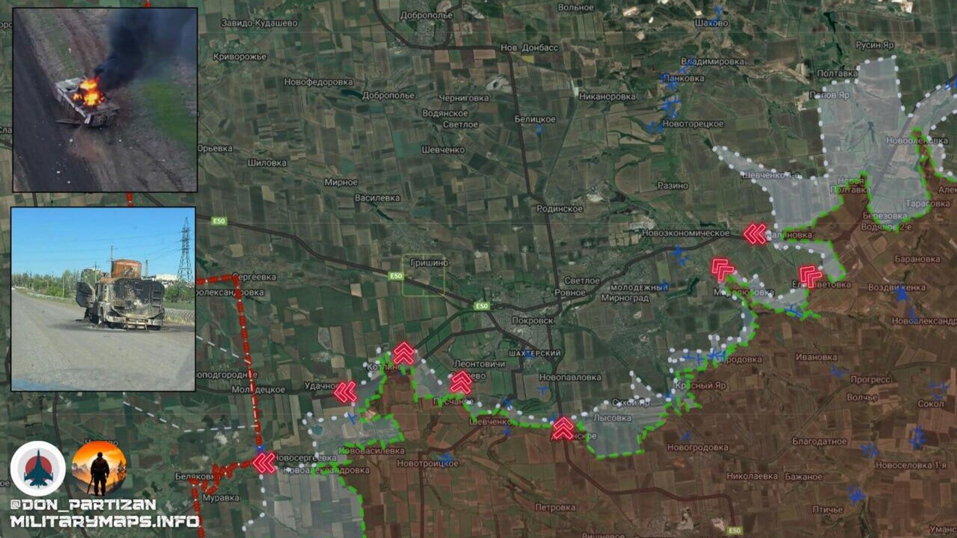 Покровское (Красноармейское) направление: увеличение зоны контроля в районе Елизаветовки Покровское (Красноармейское) направление: увеличение зоны контроля в районе Елизаветовки - РИА Новости, 1920, 18.06.2025