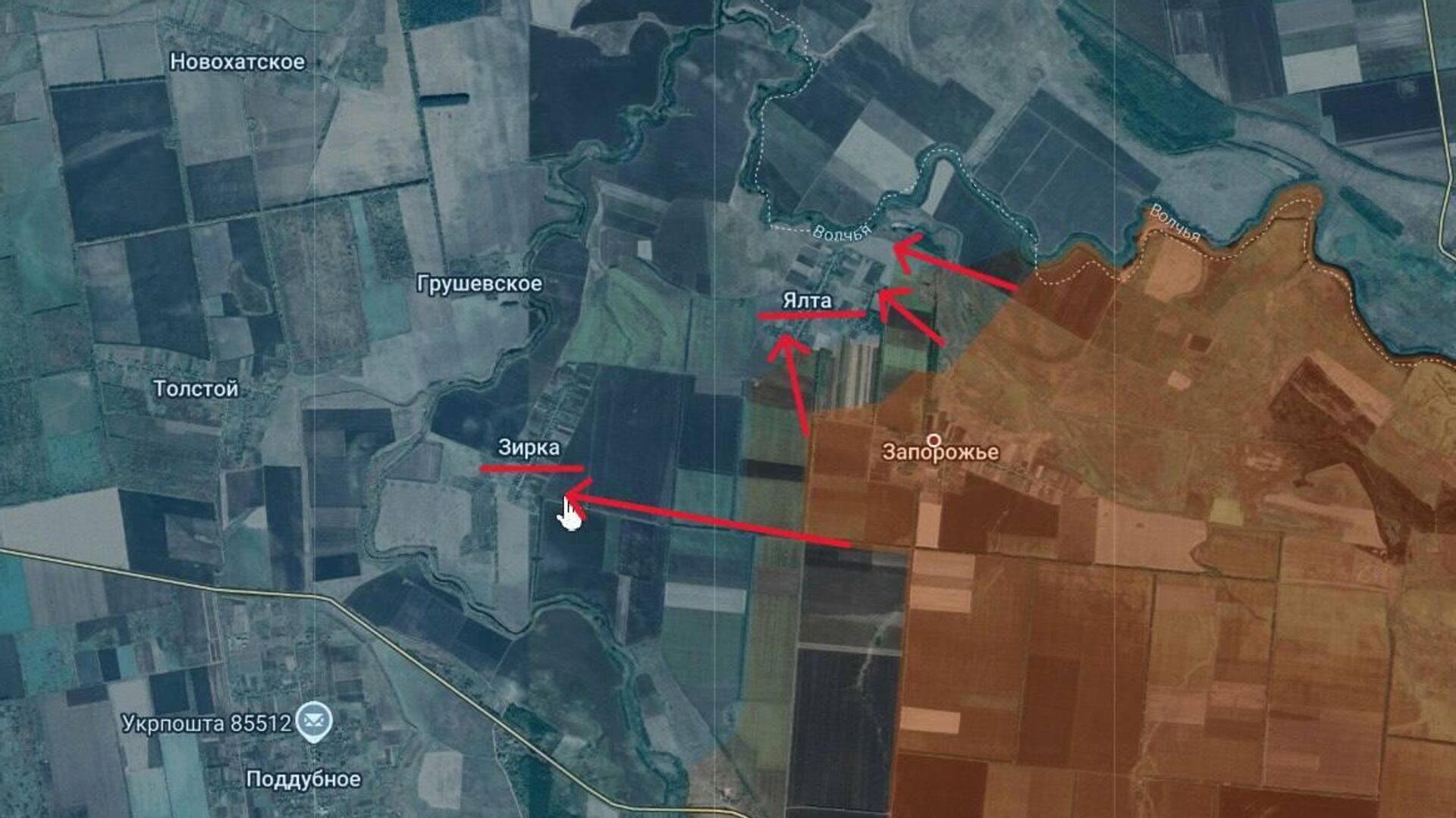 В ходе наступательных действий нашим подразделениям удалось освободить большую часть соседнего пункта Ялта на Днепропетровском направлении В ходе наступательных действий нашим подразделениям удалось освободить большую часть соседнего пункта Ялта на Днепропетровском направлении - РИА Новости, 1920, 21.06.2025