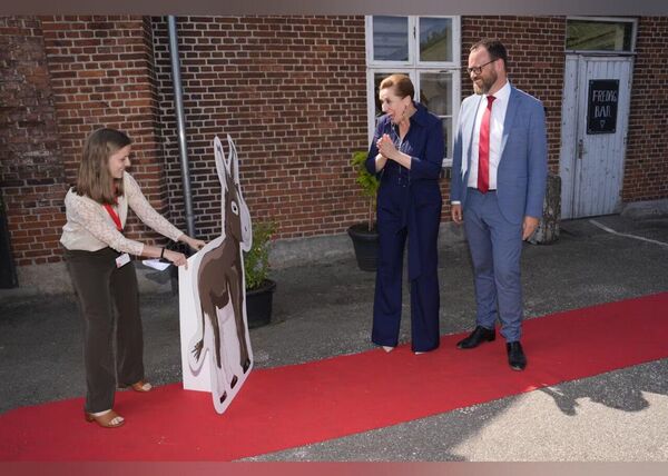 Фрадериксен с ослом