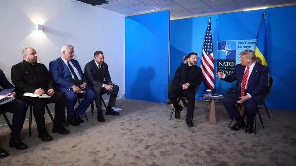 Зеленский и Трамп, переговоры на саммите НАТО