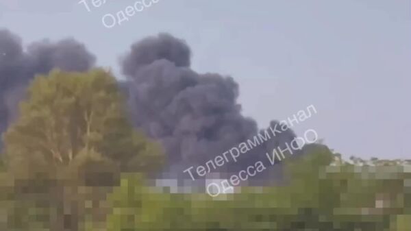 На видео - результат одного из ночных прилётов по Одессе