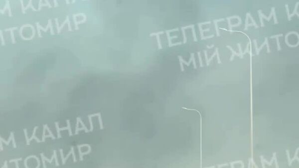 Обстановка на месте взрыва на трассе Житомир-Киев