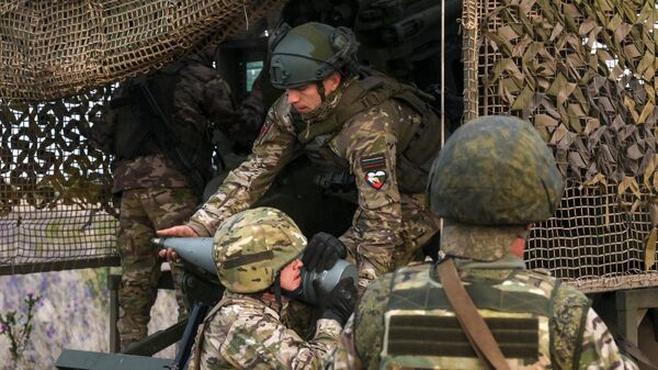 Боевая работа артиллеристов группировки войск Центр на Красноармейском направлении СВО