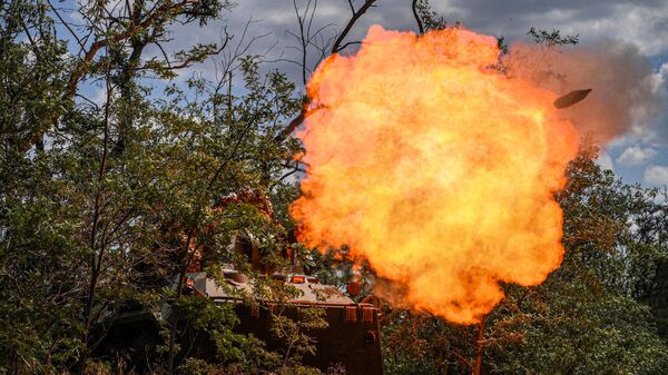Боевая подготовка артиллеристов группировки Центр