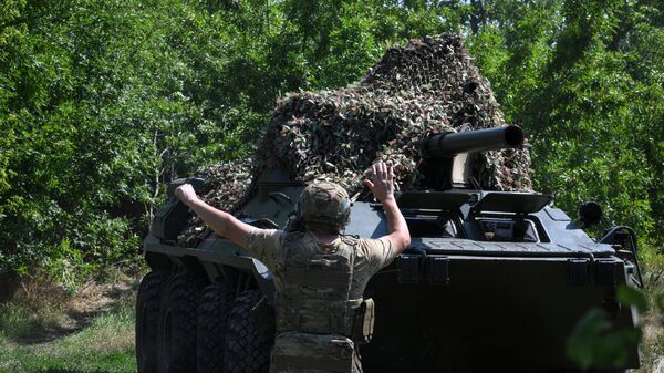 Боевая подготовка артиллеристов группировки Центр