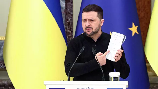 Зеленский на конференции в Риме, июль 2025
