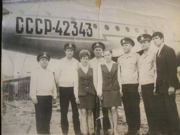 Экипаж Ту-104 Одесского авиаотряда Экипаж Ту-104 Одесского авиаотряда