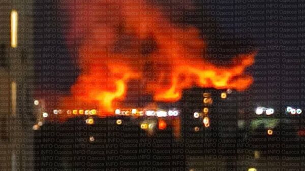 Пожар на месте прилета в Одессе
