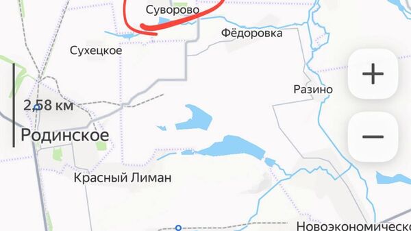 По оперативной информации, ВСУ отступают из села Суворово на опорники по направлению к Никоноровке