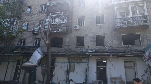 Об ударе ВСУ по жилому дому в Донецке сообщает ТГ-канал Смотри