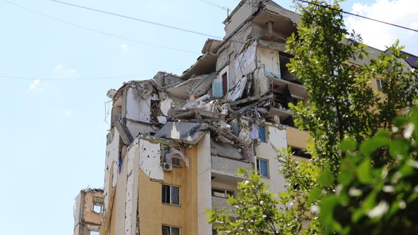 Взрыв газа в жилом доме в Саратове