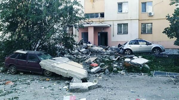 Взрыв газа в жилом доме в Саратове