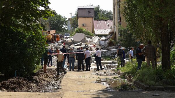 Взрыв газа в жилом доме в Саратове