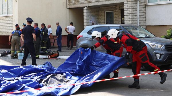 Взрыв газа в жилом доме в Саратове