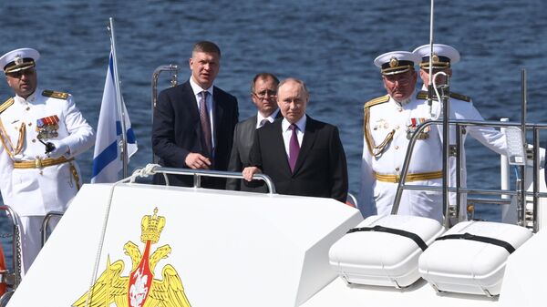 Рабочая поездка президента Владимира Путина в Санкт-Петербург 