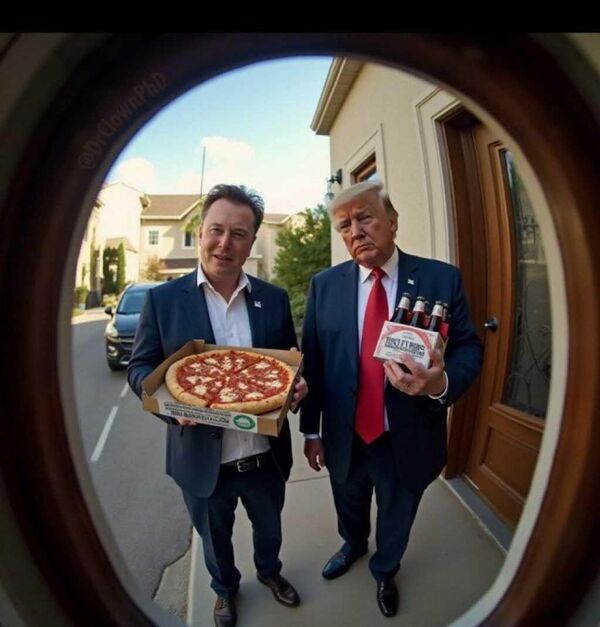 Трамп и Маск: завтрак миллиардеров Трамп и Маск: завтрак миллиардеров