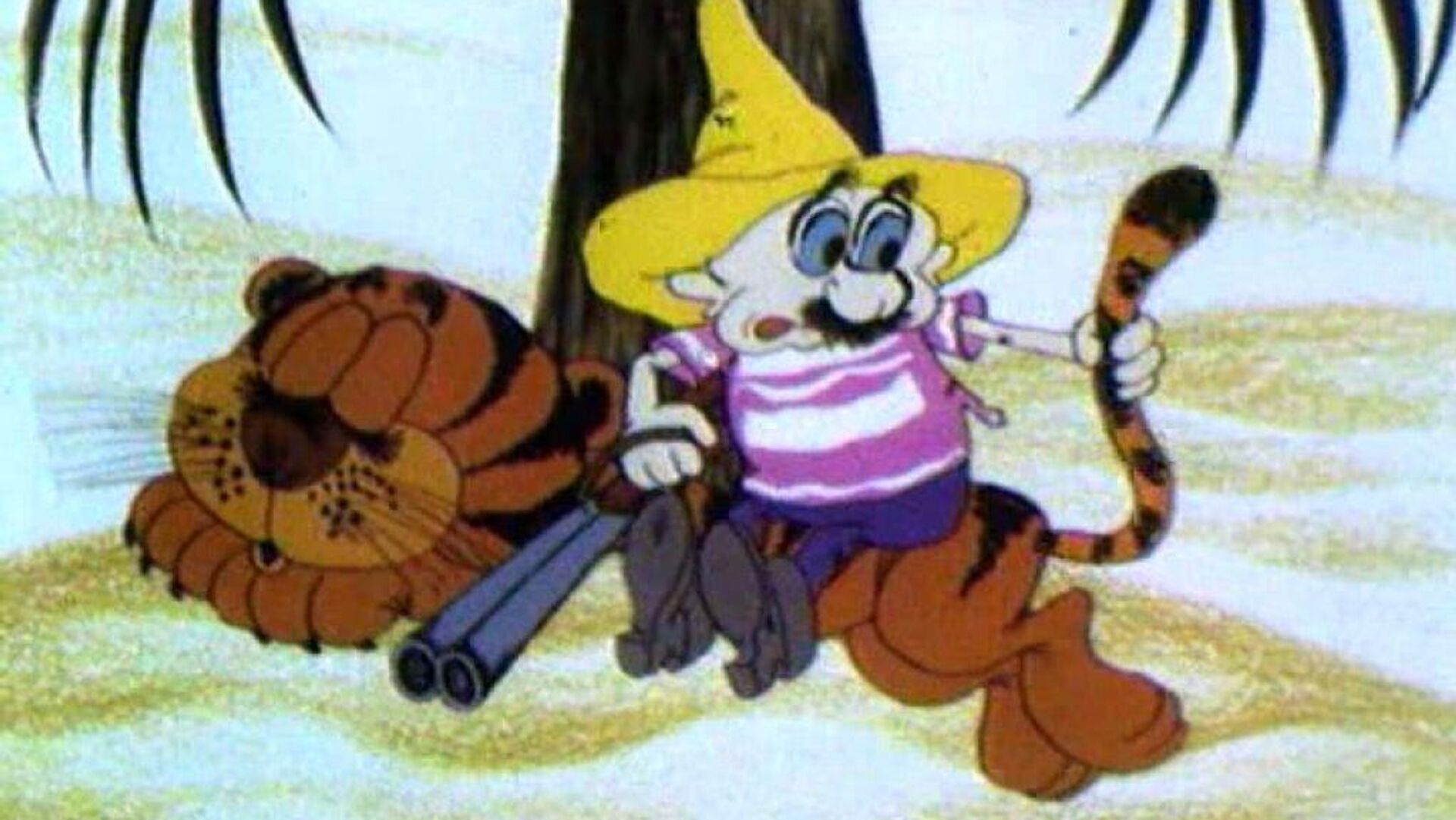 Парасолька на охоте. Кадр из мультфильма Парасолька на охоте. Кадр из мультфильма - РИА Новости, 1920, 04.08.2025