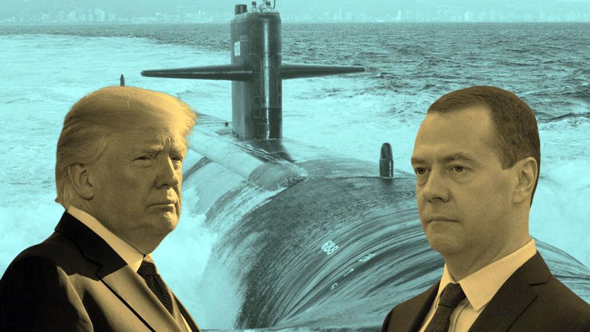 Трамп и подлодки - РИА Новости, 1920, 04.08.2025