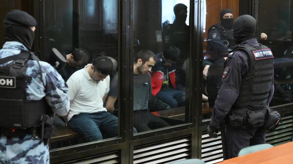 Заседание суда по делу о теракте в концертном зале Крокус Сити Холл 