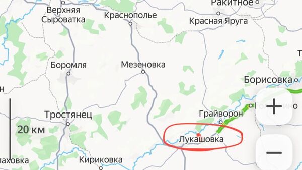 ВС РФ завязали бои, войдя в Лукашовку Сумской области на юго-востоке Сум